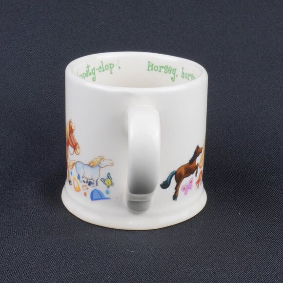 Anderton Pottery Mug Vintage Children's Nursery Rhyme Mug Equestrian Pony Motif - Picture 4 of 11
